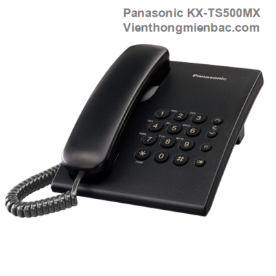 Điện thoại bàn Panasonic KX-TS 500MX  (Đen)